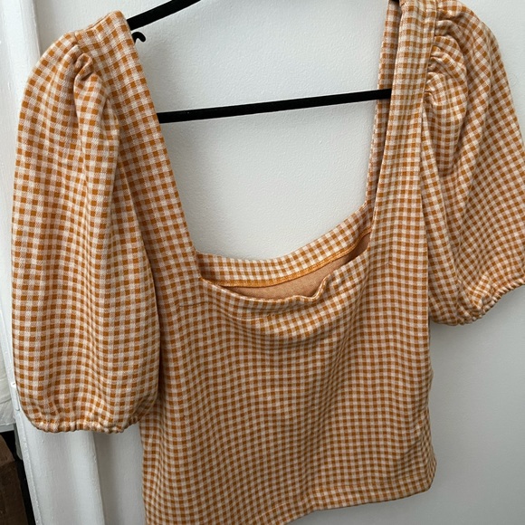 GINGHAM TOP - Picture 2 of 3